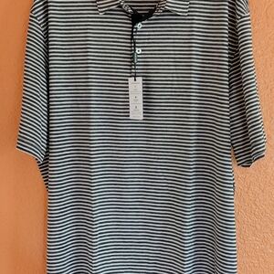 Striped Black and White Men's Shirt